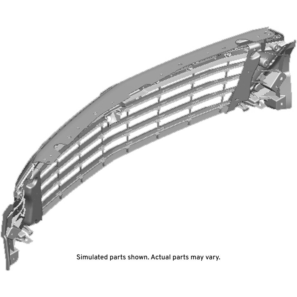 GM Genuine Parts Galvano Silver Front Grille