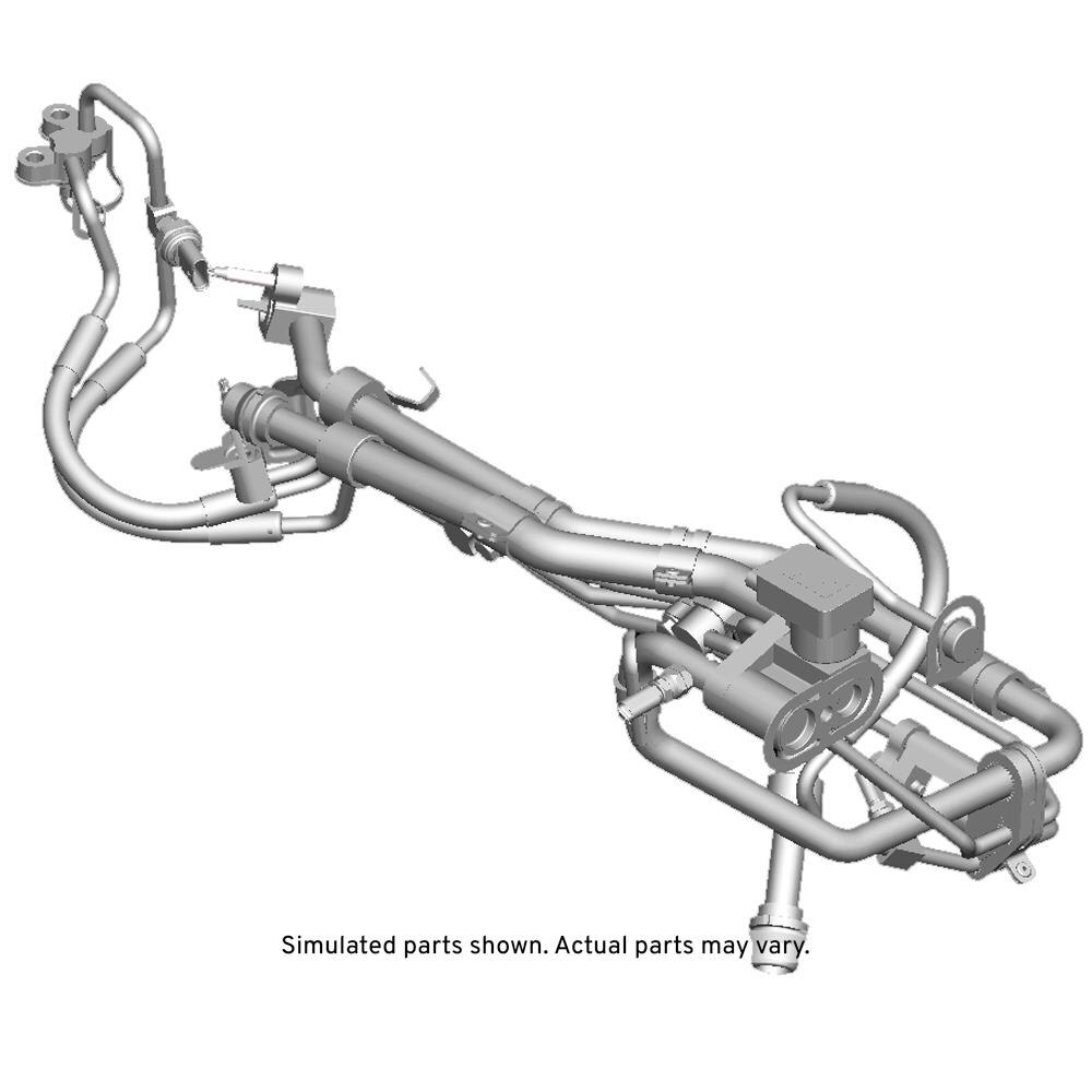 GM Genuine Parts Heater and Air Conditioning and Blower Module Refrigeration Auxiliary Pipe Assembly