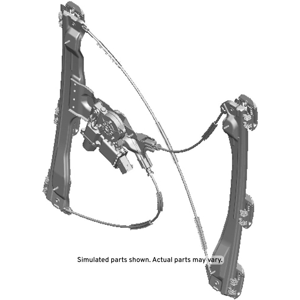 GM Genuine Parts Front Passenger Side Door Window Regulator