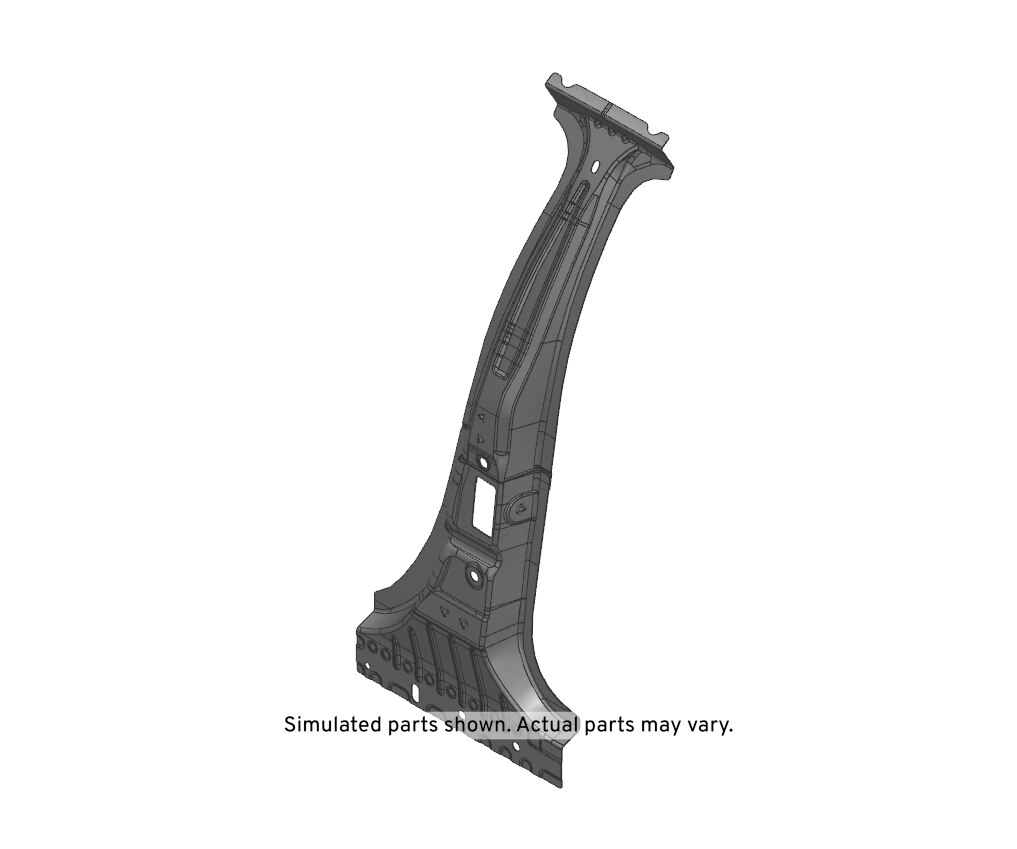GM Genuine Parts Driver Side Center Pillar Outer Panel Reinforcement