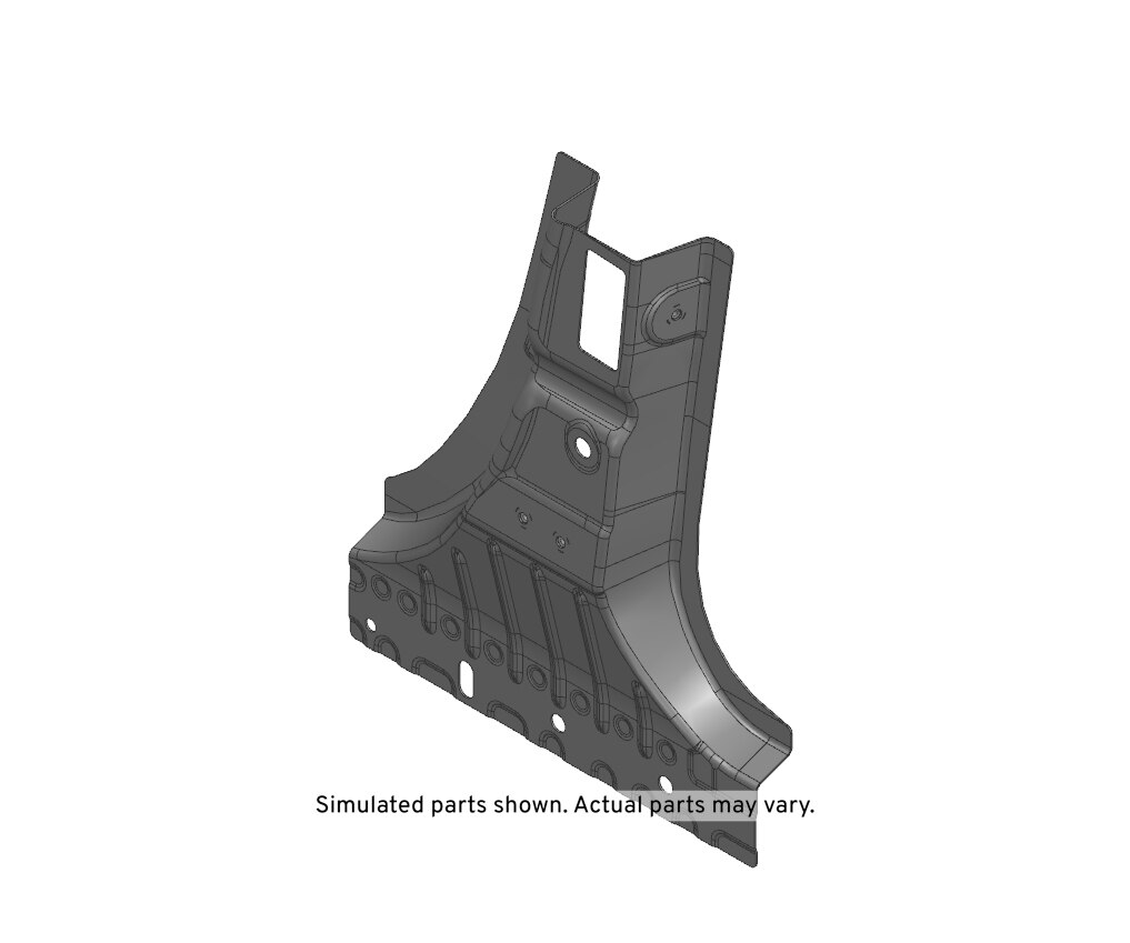 GM Genuine Parts Driver Side Center Pillar Outer Panel Reinforcement