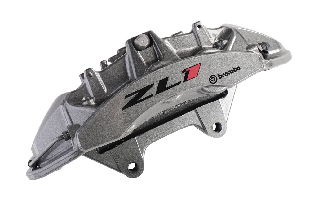 GM Genuine Parts Harbor Gray Metallic Front Passenger Side Brake Caliper without Pads and Bracket