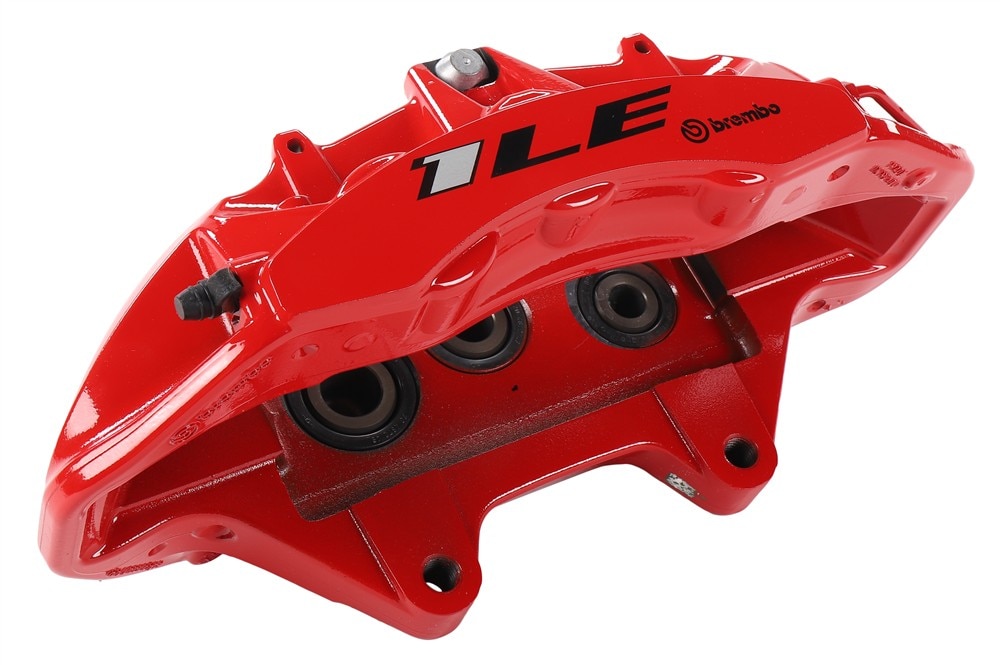 GM Genuine Parts Performance Torch Red Front Brake Caliper without Pads and Bracket