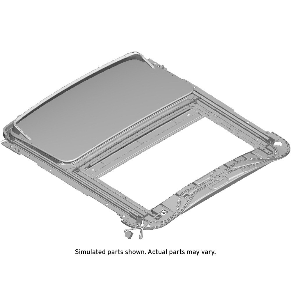 GM Genuine Parts Jet Black Sunroof Module