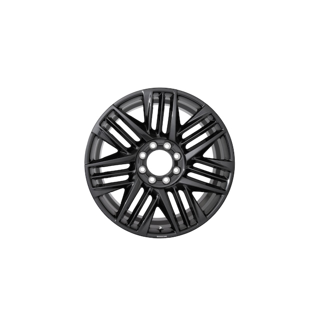 24x9-Inch Aluminum 6-Split-Spoke Wheel in Deep Space Finish