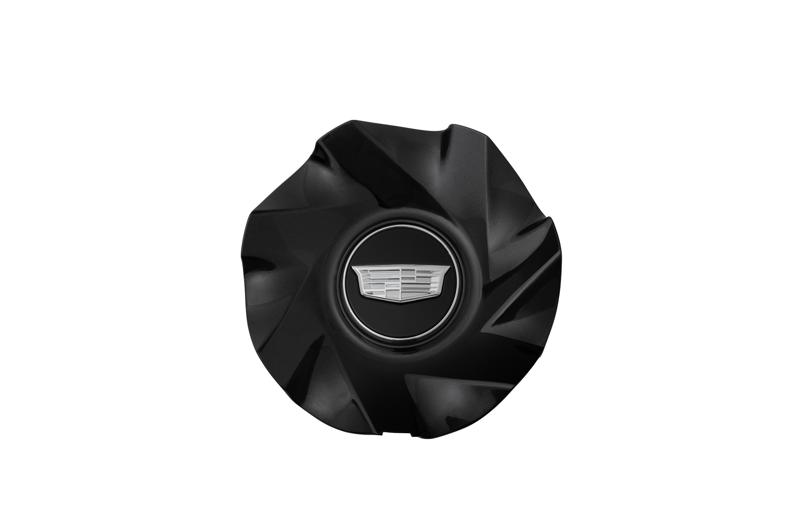 Deep Space Finish Lug Cover with Center Cap in Black with Monochromatic Cadillac Logo (only for use with SF7 wheel)