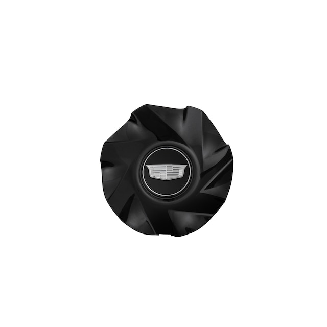 Deep Space Finish Lug Cover with Center Cap in Black with Monochromatic Cadillac Logo (only for use with SF7 wheel)