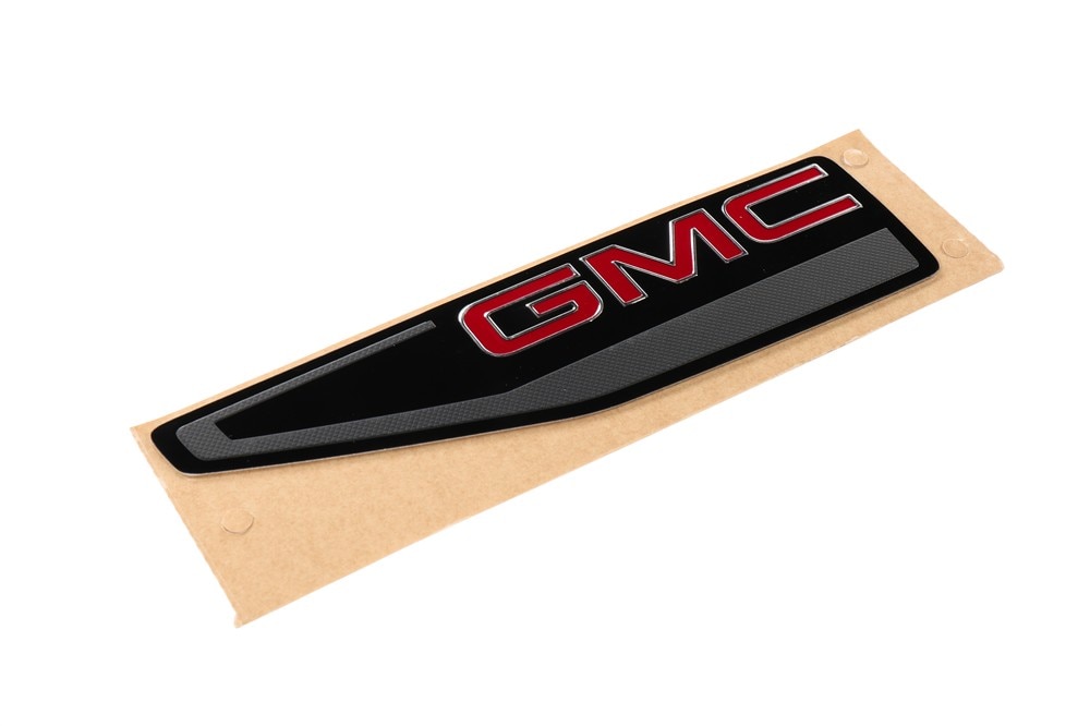 GM Genuine Parts Front Driver Side Fender Marketing Package Name Plate