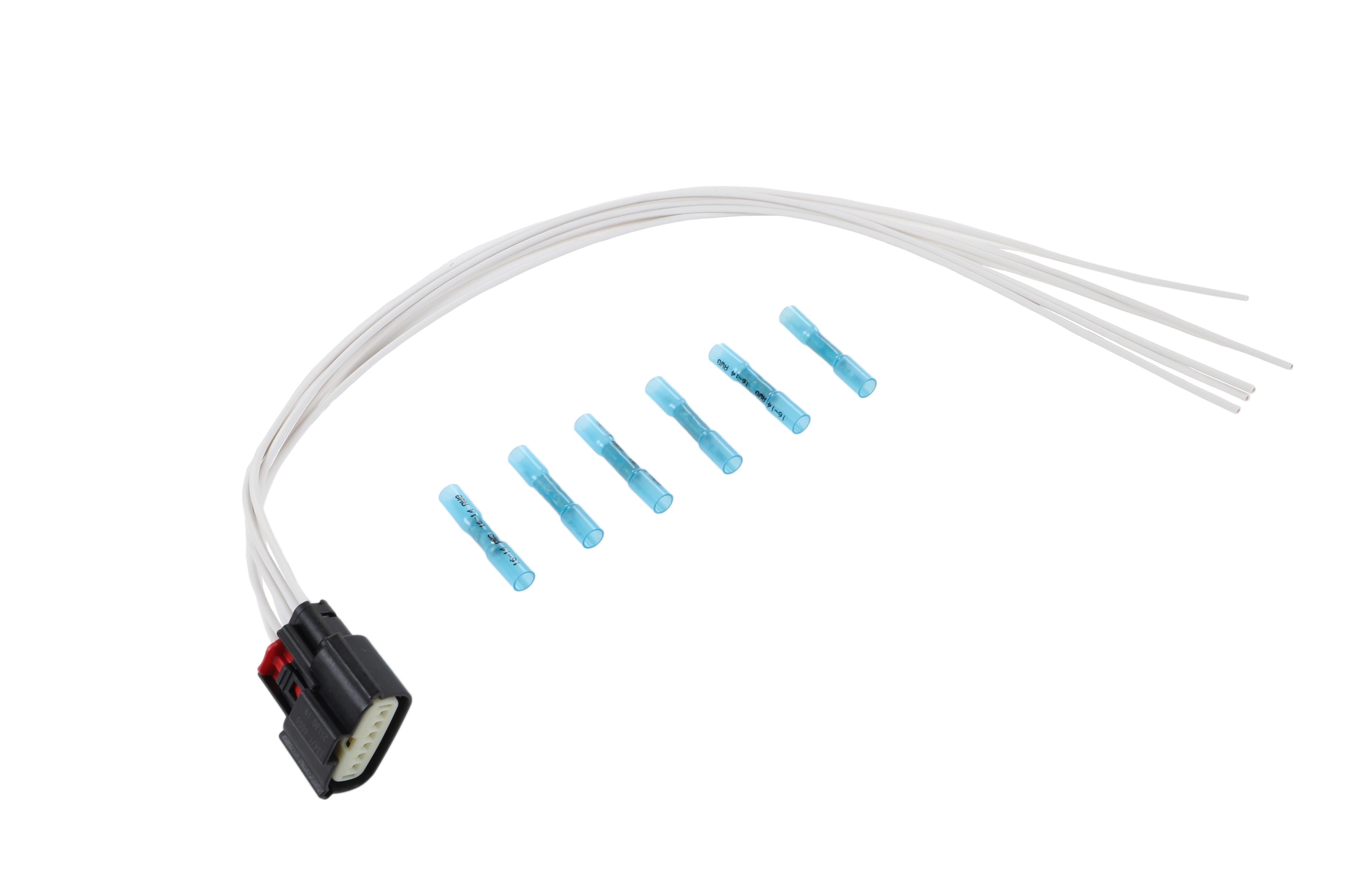 GM Genuine Parts Black 6-Way Wiring Harness Connector with Leads