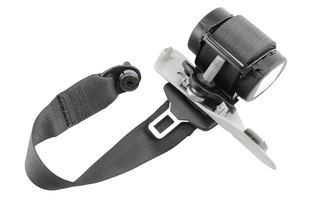 GM Genuine Parts Black 3rd Row Passenger Side Seat Belt Retractor