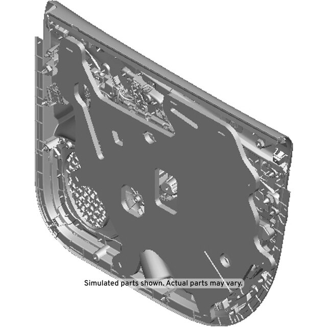 GM Genuine Parts Ash Gray Front Driver Side Door Trim