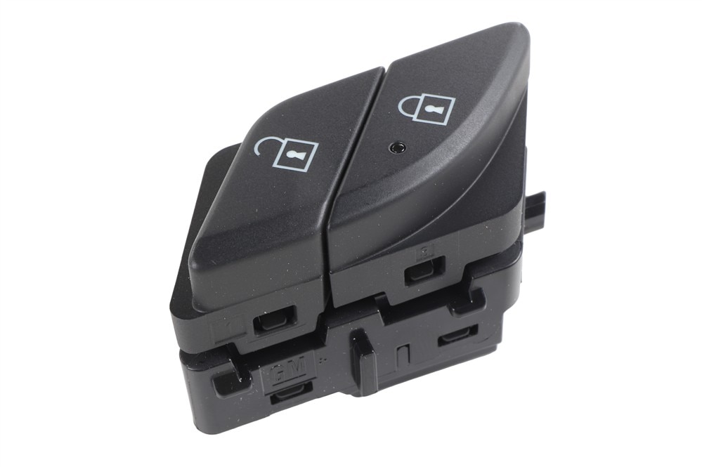 GM Genuine Parts Jet Black Front Passenger Side Door Lock Switch