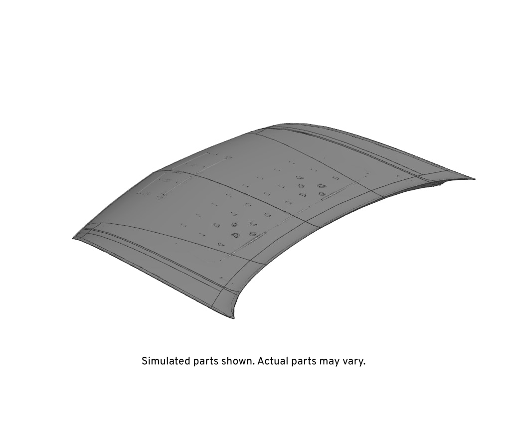 GM Genuine Parts Hood