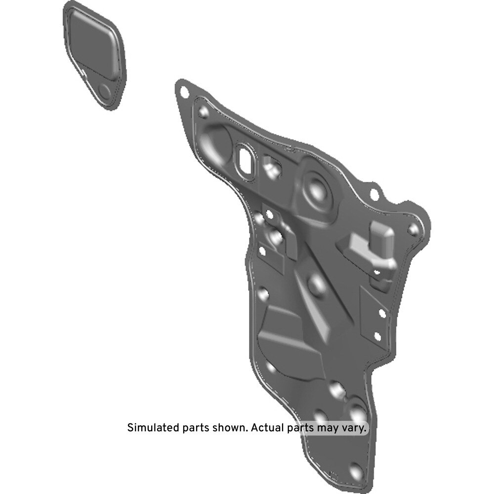 GM Genuine Parts Front Driver Side Door Water Deflector
