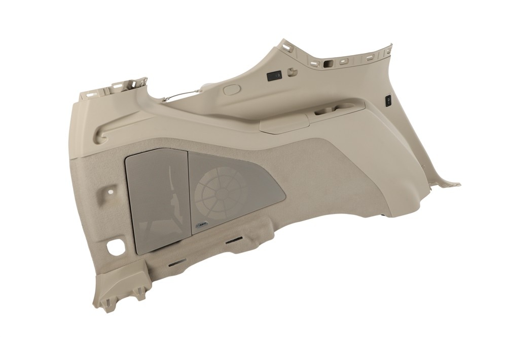 GM Genuine Parts Whisper Beige Quarter Lower Rear Driver Side Trim Panel