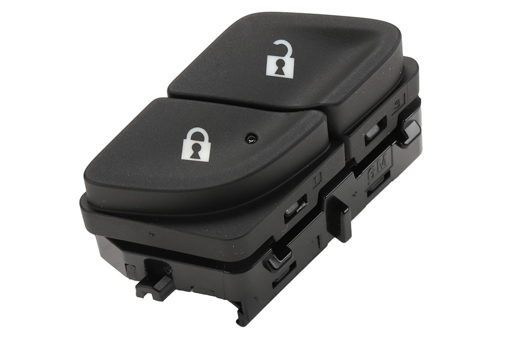 GM Genuine Parts Jet Black Driver Side Door Lock Switch (Programming Required)