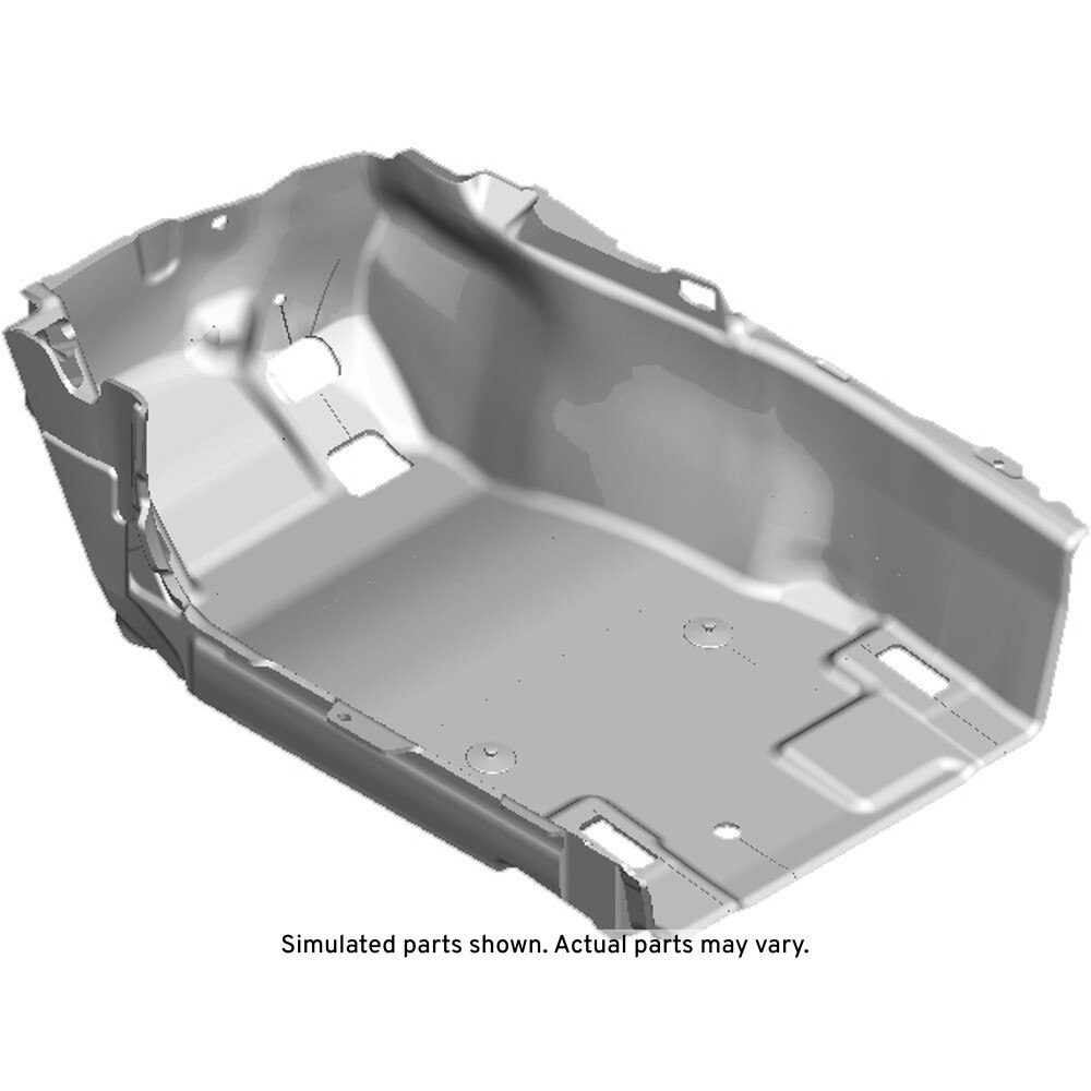 GM Genuine Parts Jet Black Front Driver Side Floor Panel Carpet