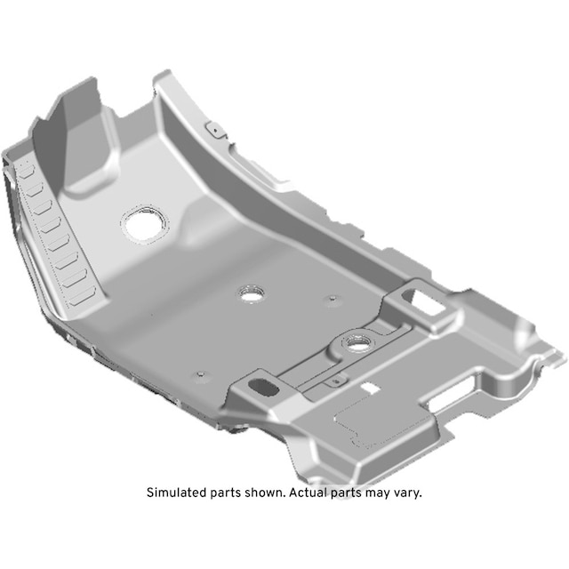 GM Genuine Parts Backen Black Front Driver Side Floor Panel Carpet