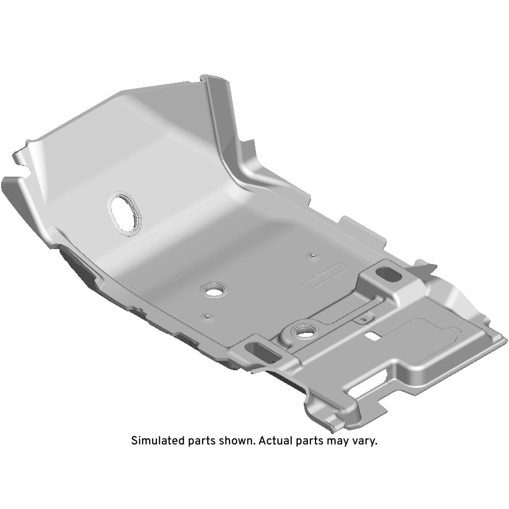 GM Genuine Parts Black Front Passenger Side Floor Panel Carpet