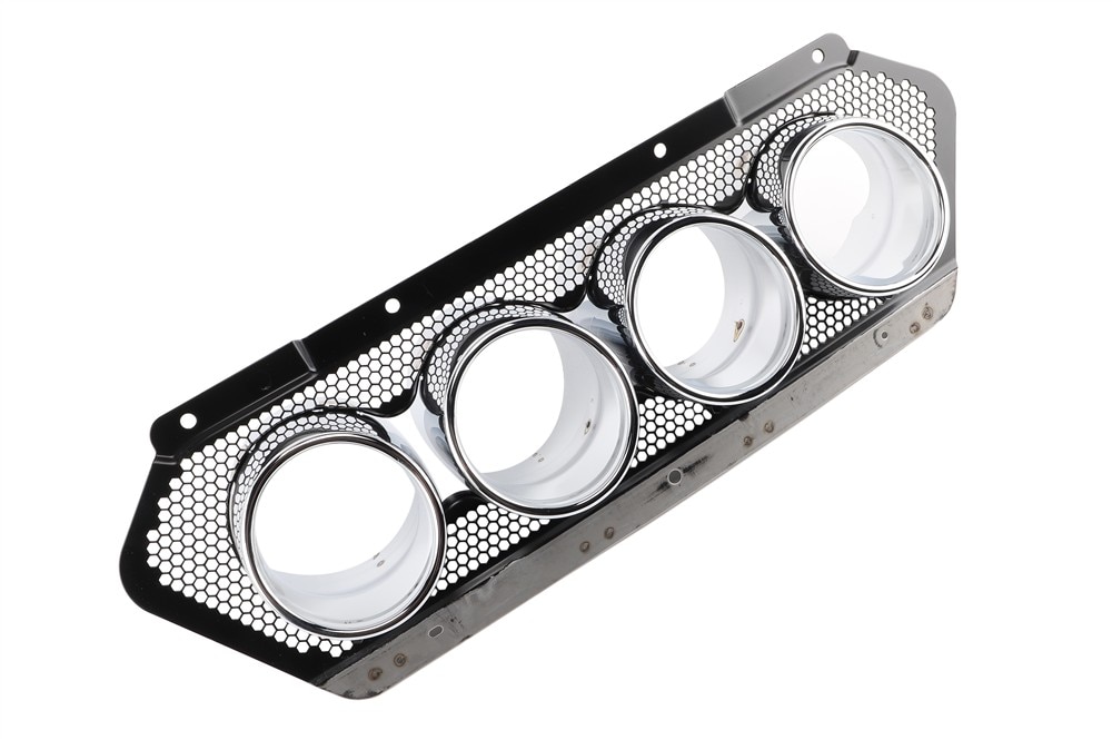 GM Genuine Parts Exterior Bright Chrome Rear Bumper Fascia Center Grille