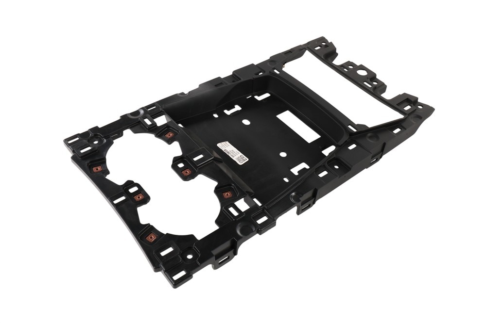 GM Genuine Parts Backen Black Rear Floor Console Front Compartment Bracket