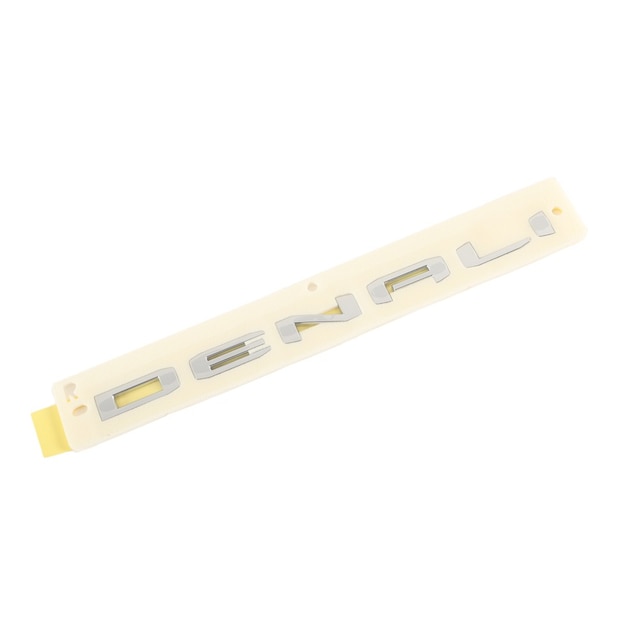 GM Genuine Parts Exterior Bright Chrome Tailgate Vehicle Name Plate