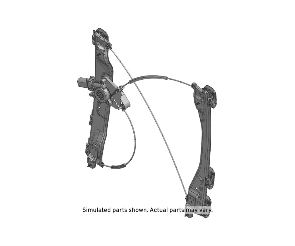 GM Genuine Parts Front Passenger Side Door Window Regulator