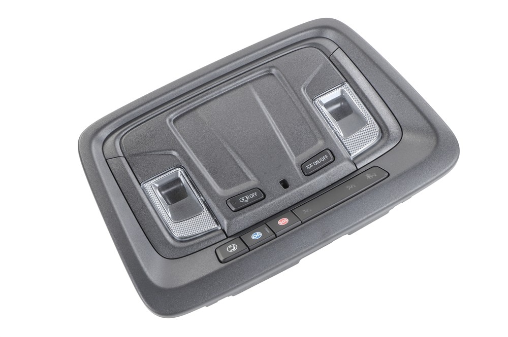 GM Genuine Parts Jet Black Roof Console