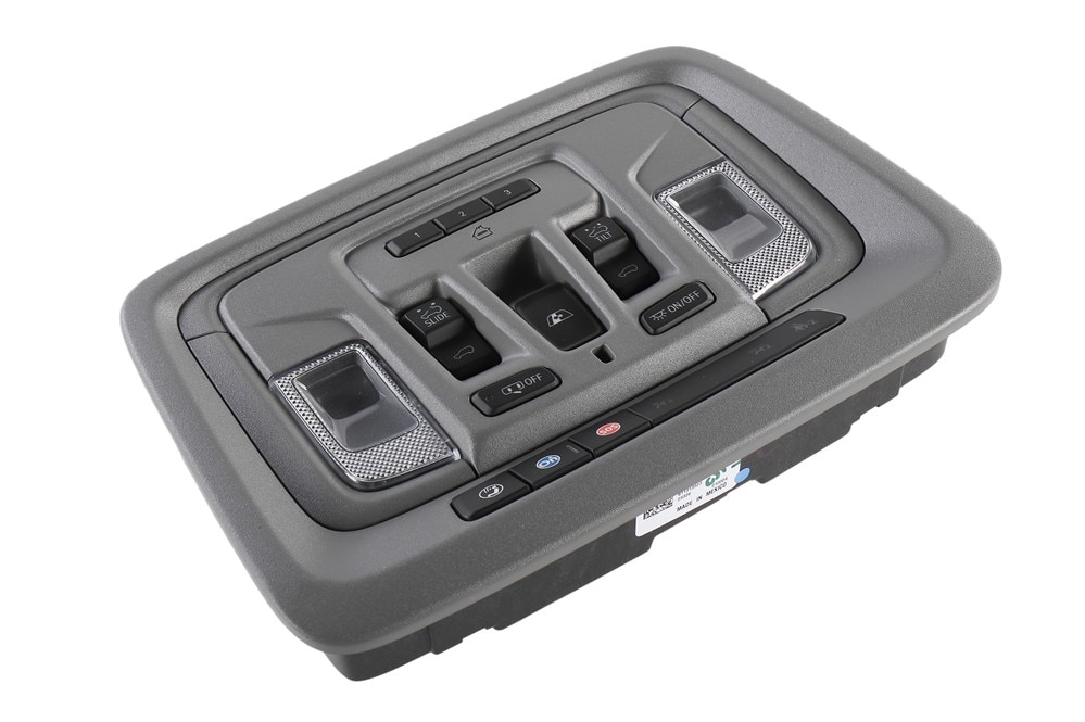 GM Genuine Parts Dark Ash Gray Roof Console