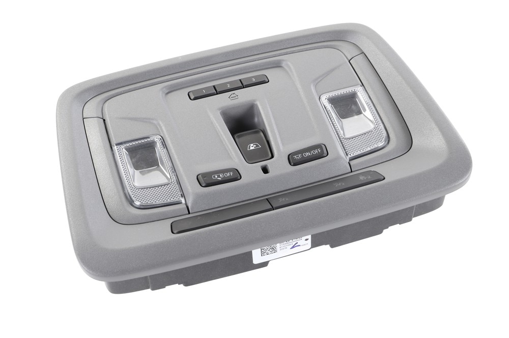 GM Genuine Parts Dark Ash Gray Roof Console