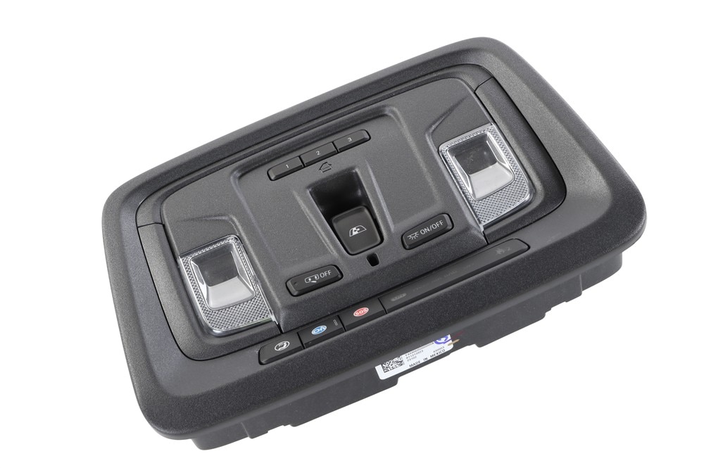 GM Genuine Parts Jet Black Roof Console