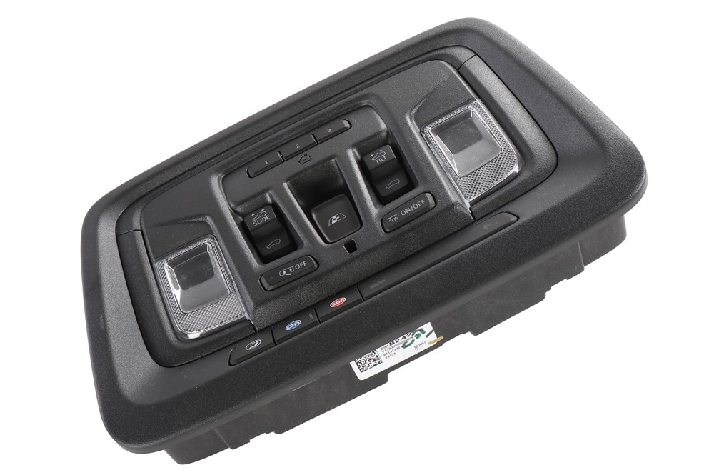 GM Genuine Parts Jet Black Roof Console