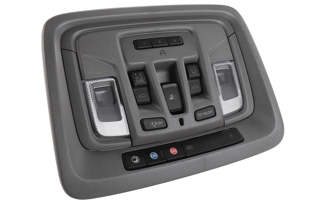 GM Genuine Parts Dark Ash Gray Roof Console