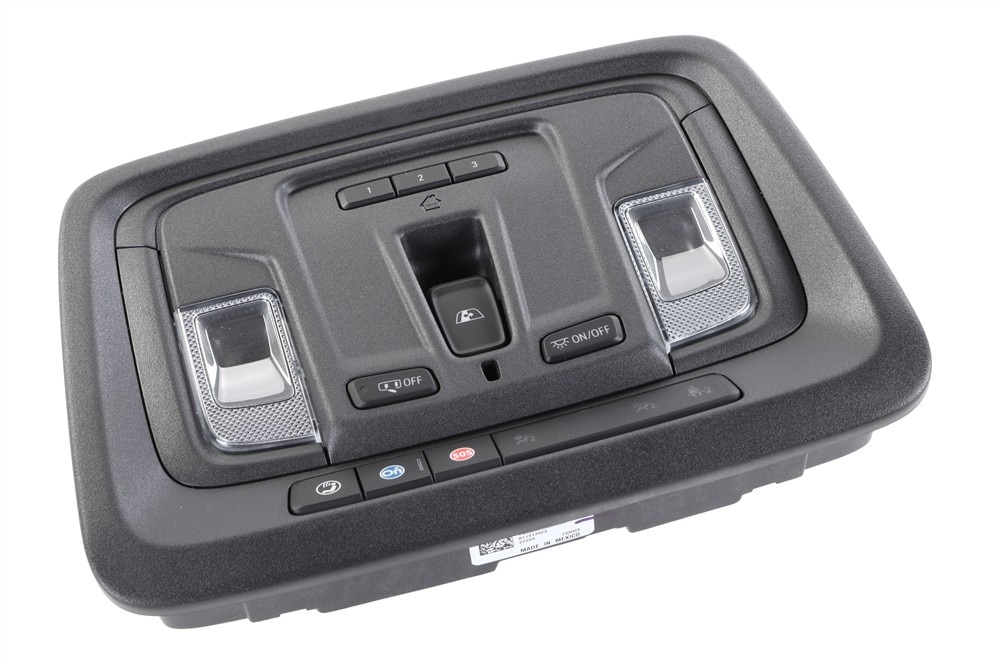 GM Genuine Parts Jet Black Roof Console