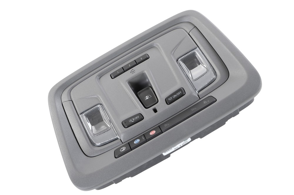 GM Genuine Parts Dark Ash Gray Roof Console