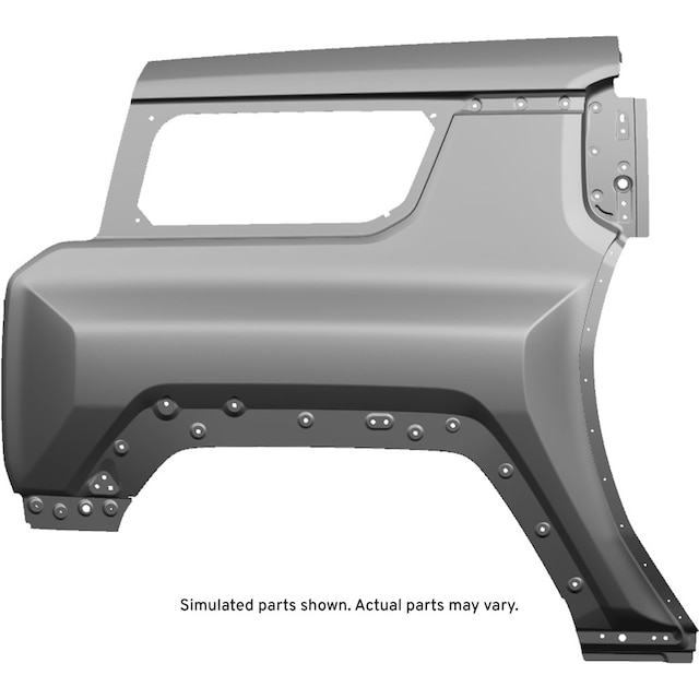 GM Genuine Parts Passenger Side Quarter Outer Panel