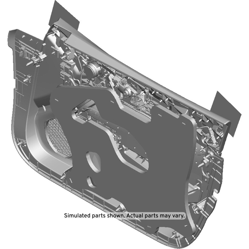 GM Genuine Parts Cinnamon Front Driver Side Door Trim