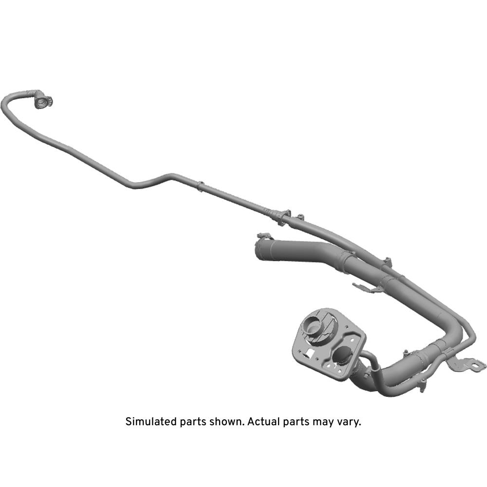 GM Genuine Parts Fuel Tank Filler Pipe with Fill Hose