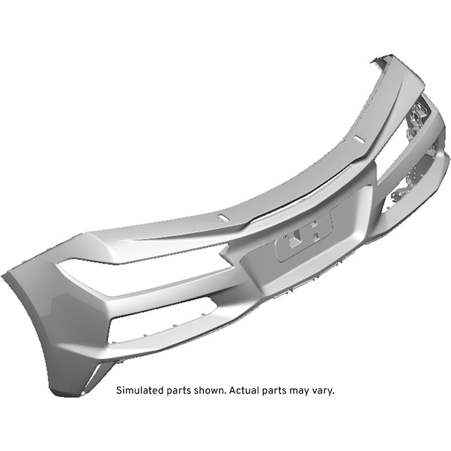 GM Genuine Parts Generic Gray Rear Bumper Upper Fascia
