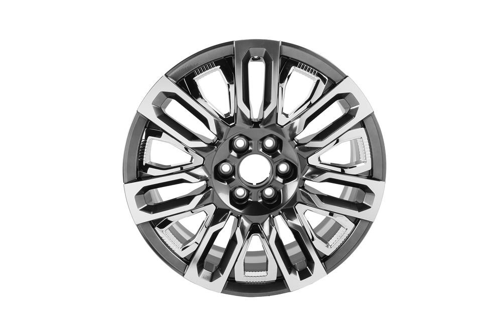 GMC GM Genuine Parts After Midnight Metallic Front and Rear Wheel