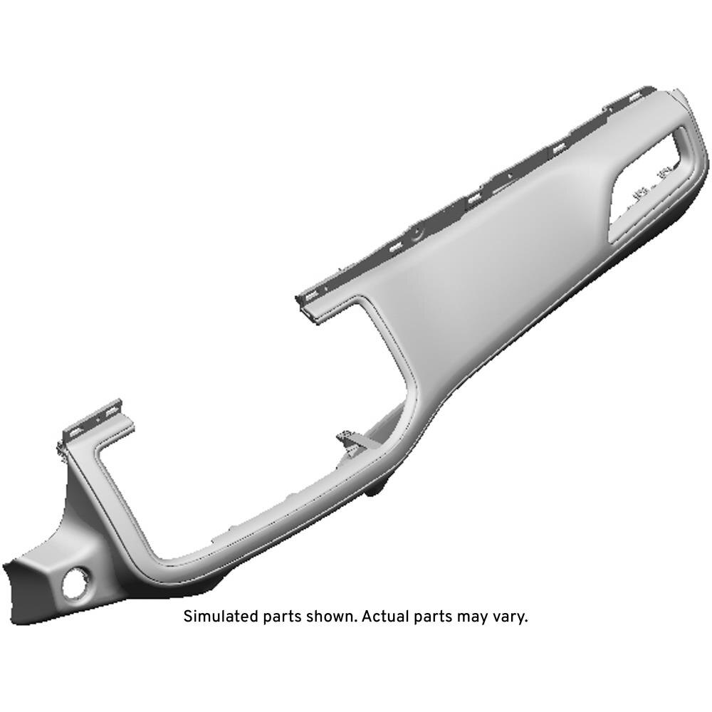GM Genuine Parts Black Passenger Side Instrument Panel Trim Pad