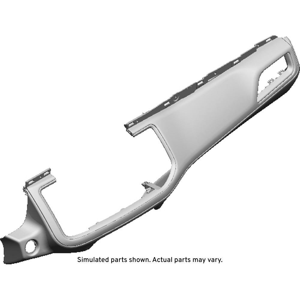 GM Genuine Parts Dark Atmosphere Passenger Side Instrument Panel Trim Pad