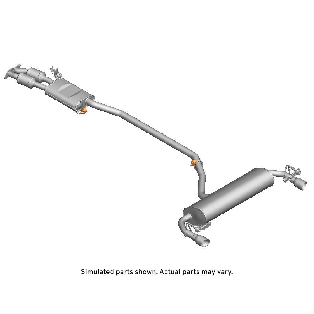 GM Genuine Parts Exhaust Muffler with Exhaust Aftertreatment