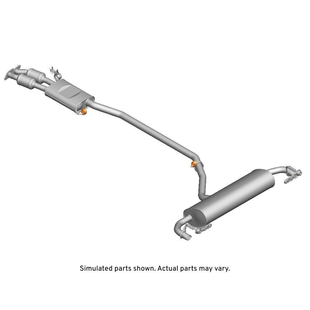 GM Genuine Parts Exhaust Muffler with Exhaust Aftertreatment