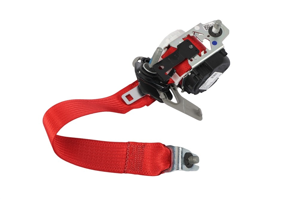 GM Genuine Parts Torch Red Rear Driver Side Seat Belt Retractor