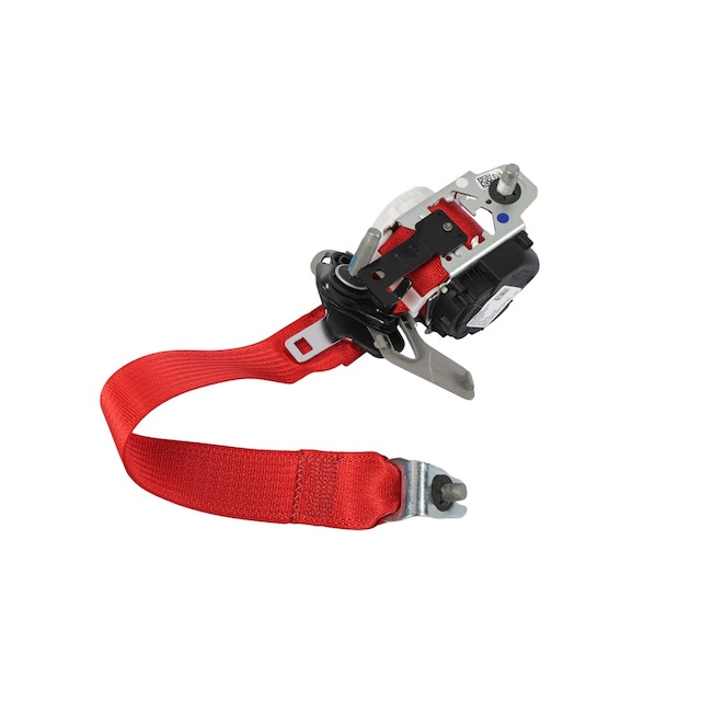GM Genuine Parts Torch Red Rear Driver Side Seat Belt Retractor