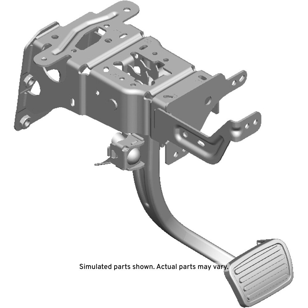 GM Genuine Parts Passenger Side Brake Pedal (Right Hand Drive)