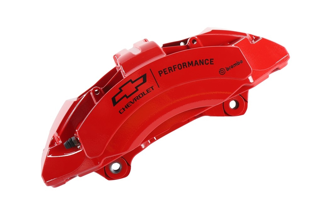 GM Genuine Parts Performance Torch Red Front Brake Caliper without Pads and Bracket