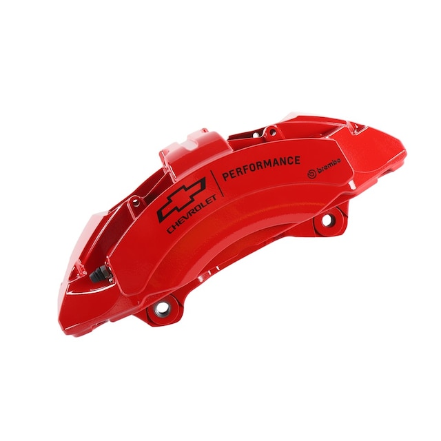 GM Genuine Parts Performance Torch Red Front Brake Caliper without Pads and Bracket