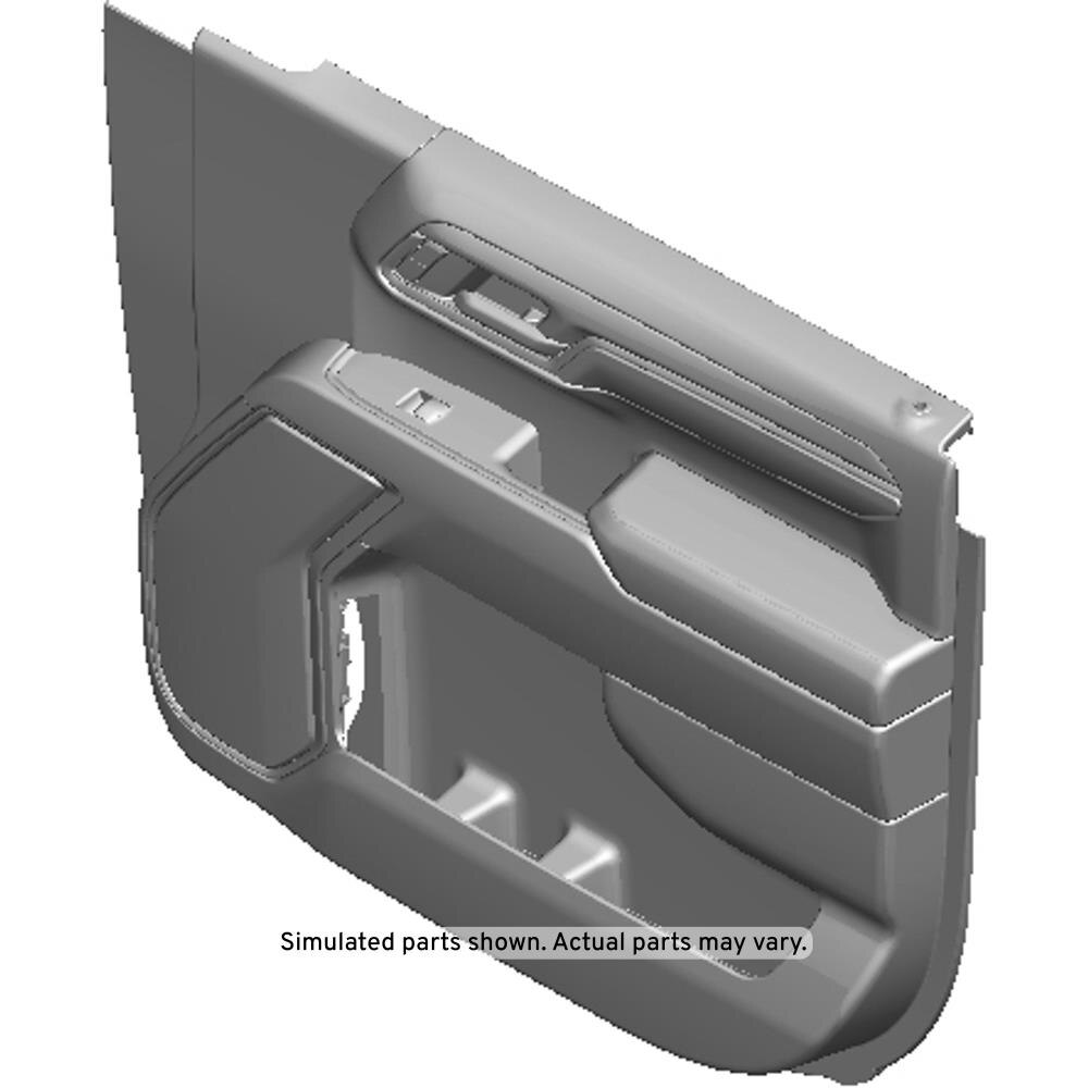 GM Genuine Parts Black Front Passenger Side Door Trim